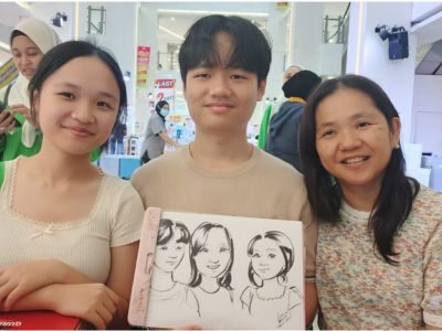 Parents' Day Caricature