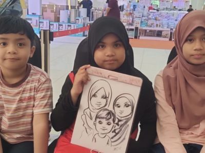 Parents' Day Caricature