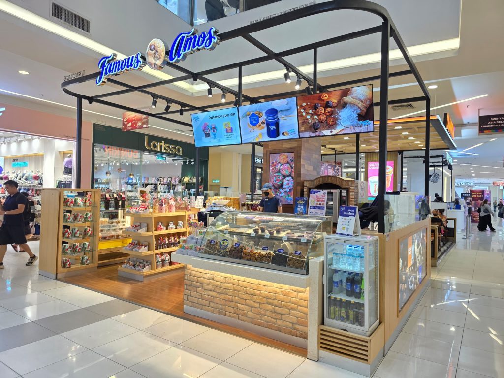 Famous Amos storefront at KIPMall Setapak