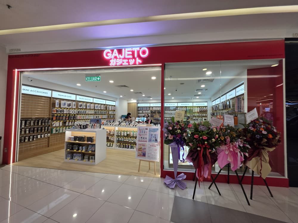 Gajeto storefront at KIPMall Setapak