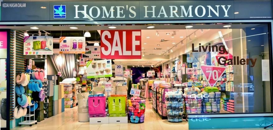 Home's Harmony storefront at KIPMall Setapak