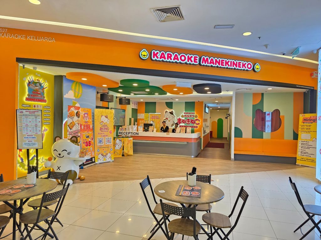 Karaoke Manekineko storefront at KIPMall Setapak