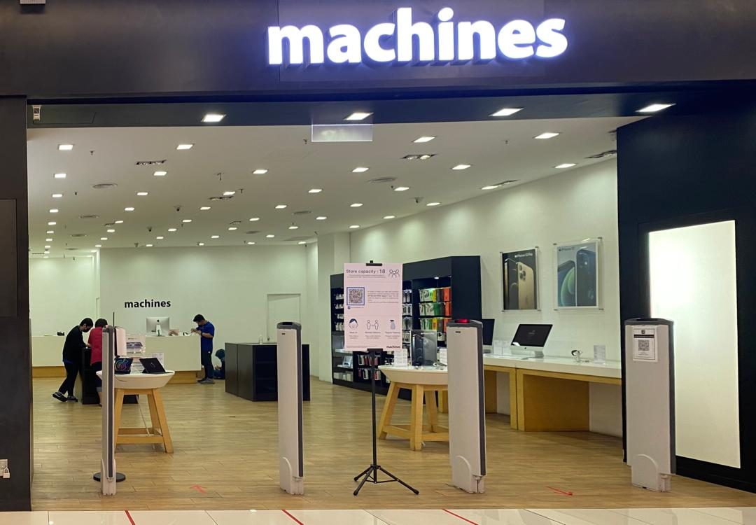 Machines storefront at KIPMall Setapak