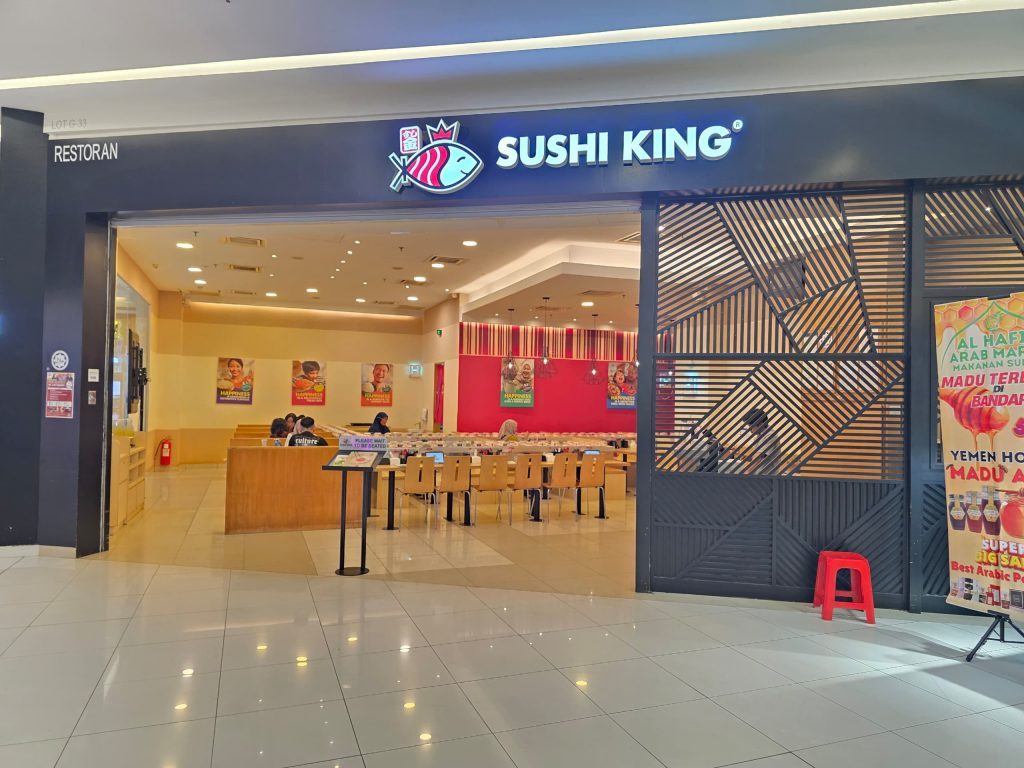 Sushi King storefront at KIPMall Setapak