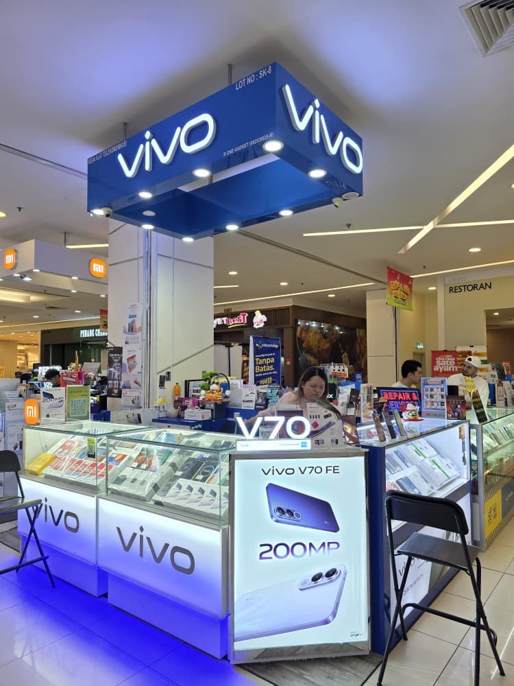 vivo storefront at KIPMall Setapak