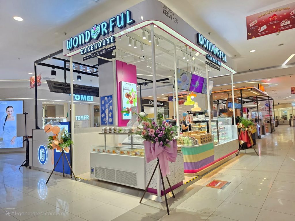 Wonderful Cake House storefront at KIPMall Setapak